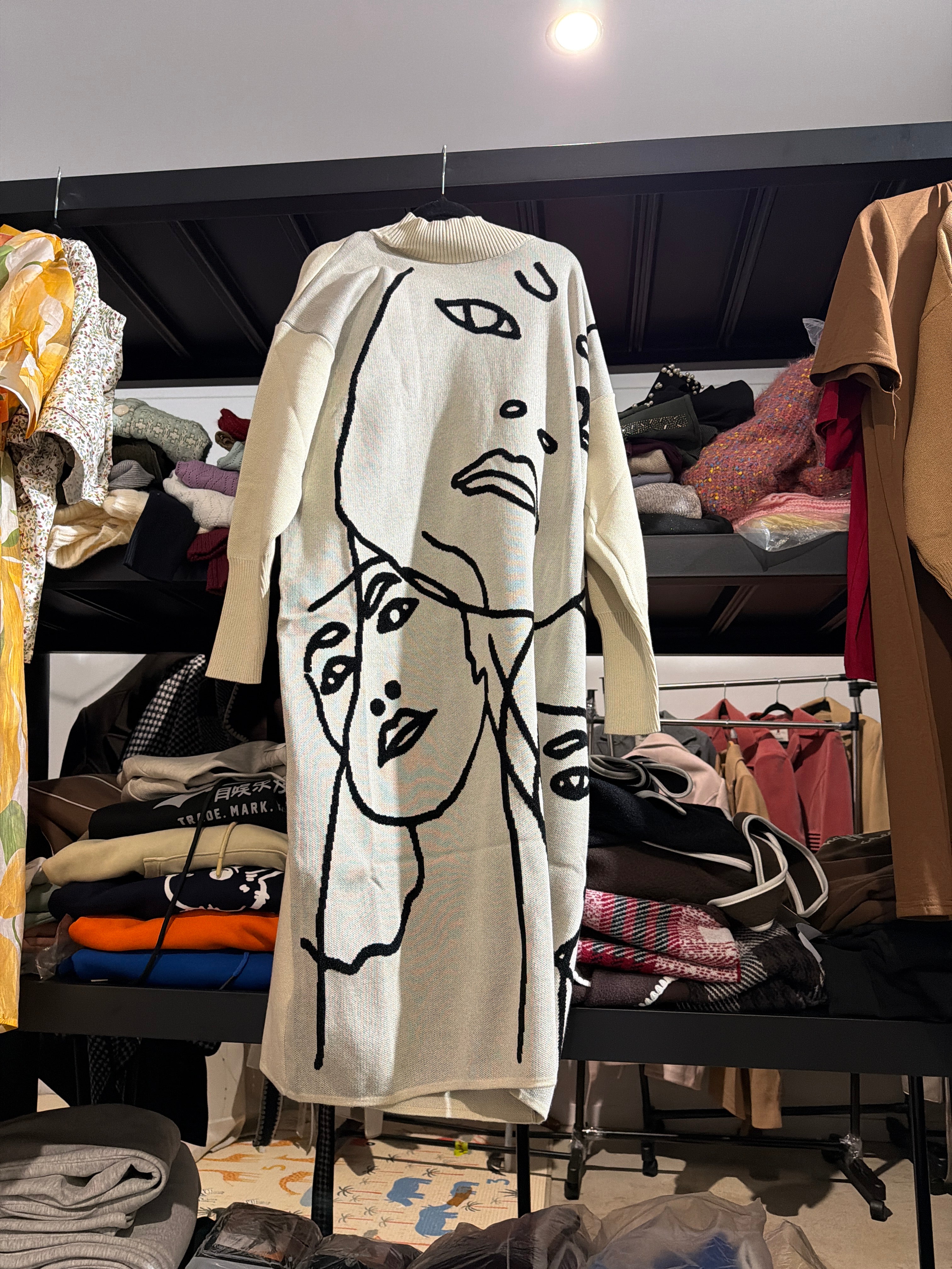 Winter long dress