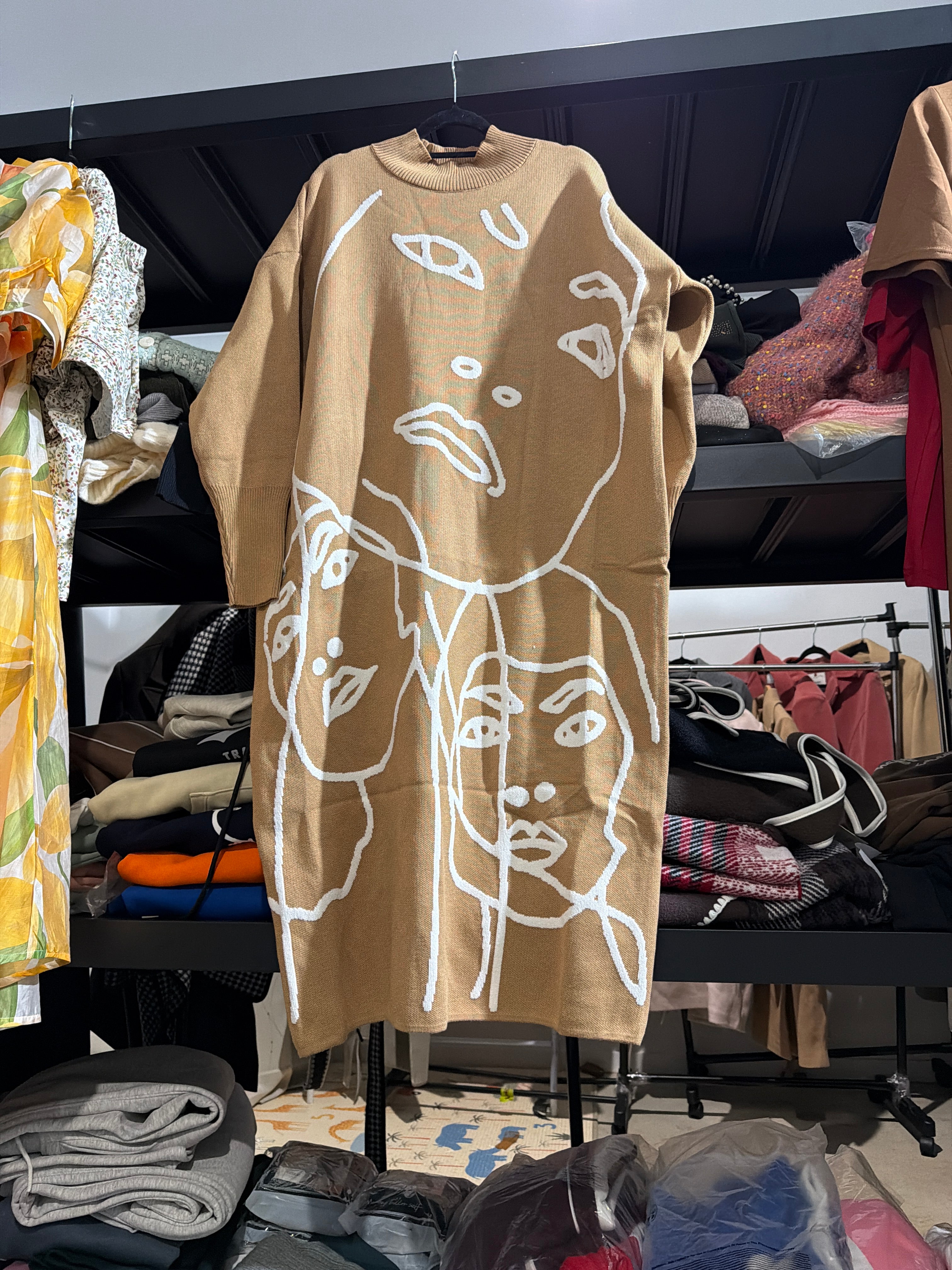 Winter long dress