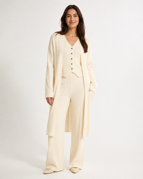 3 piece co-ord set with shrug