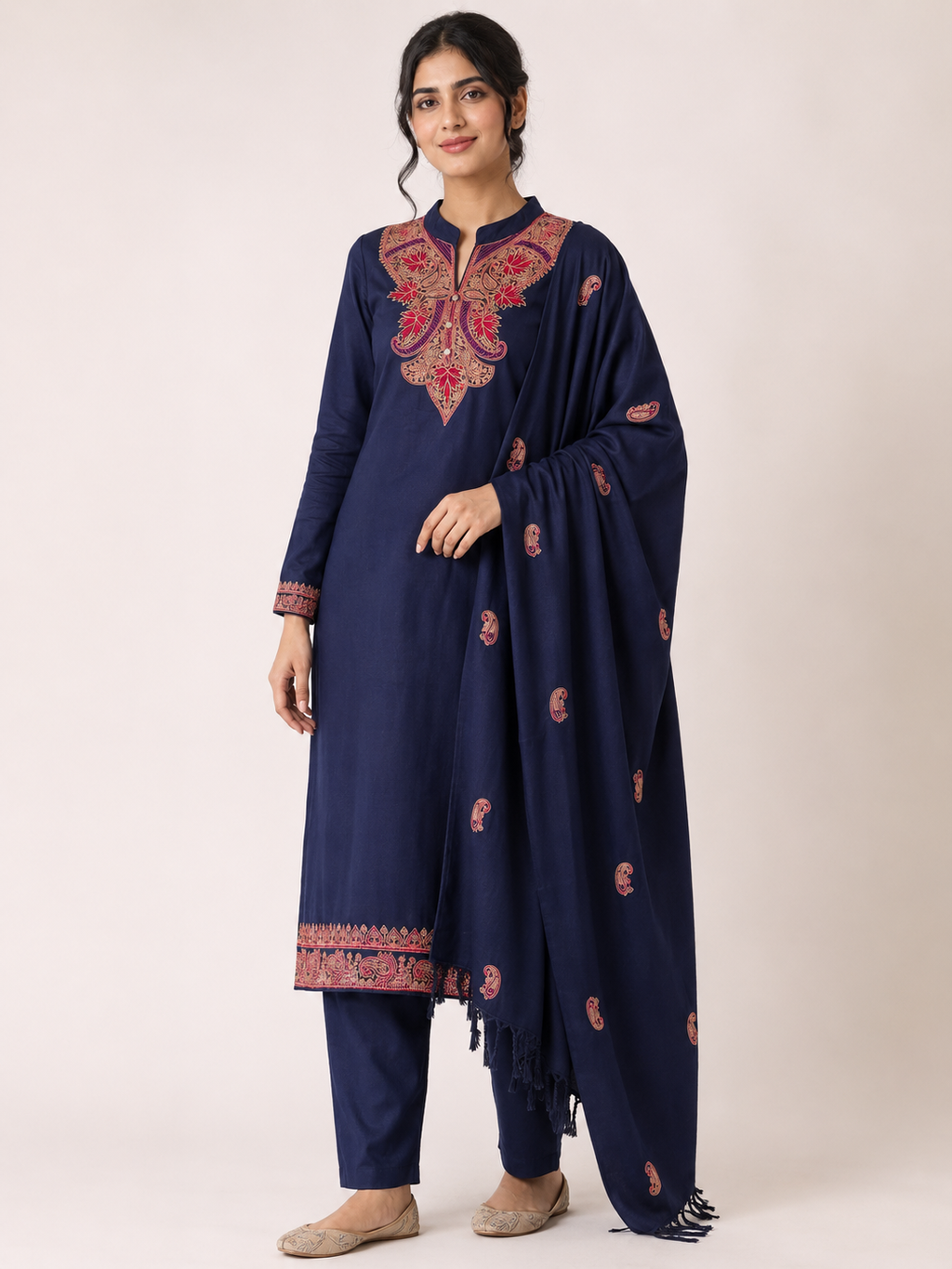 Embroidered 3-Piece Salwar Suit Set