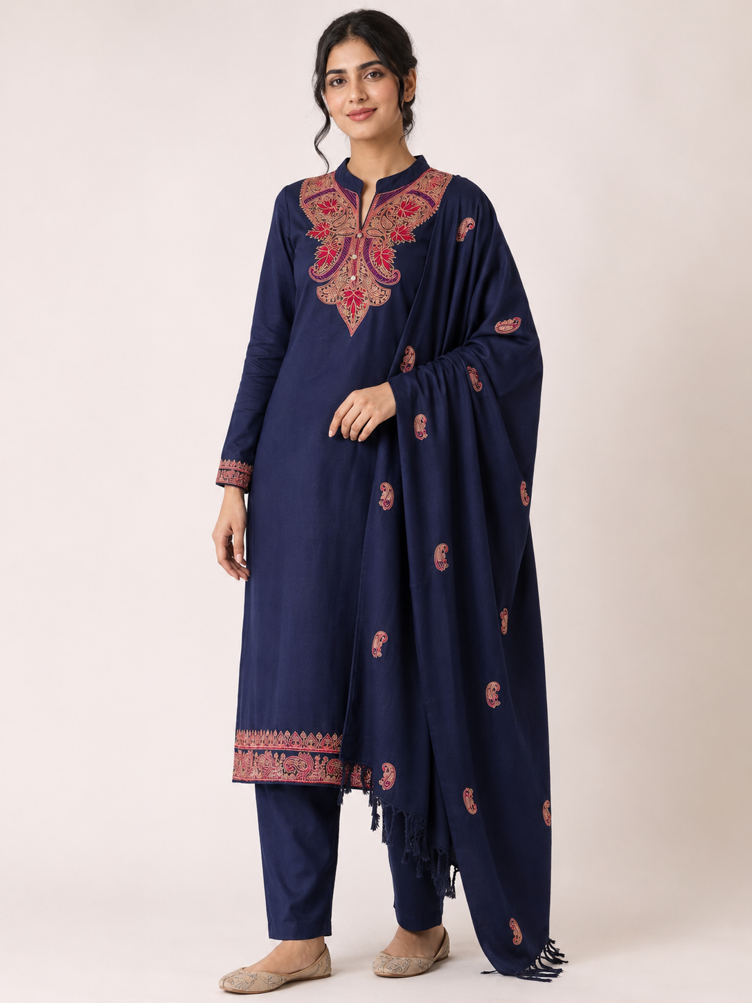 Embroidered 3-Piece Salwar Suit Set
