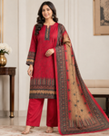 Premium Karachi Woolen Winter 3-Piece Salwar Suit Se