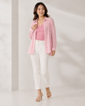 The Ultimate Springtime Layering Set: Printed Button-Downs & Knit Camisoles